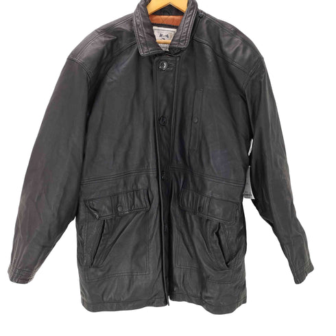 SEVENTY 90S 裏地キルティング 羊革 ラムレザー カーコート メンズ import:M