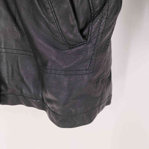 SEVENTY 90S 裏地キルティング 羊革 ラムレザー カーコート メンズ import:M