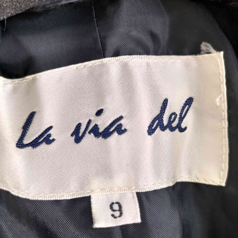 LA VIA DEL ファー付き デザインジャケット レディース 9