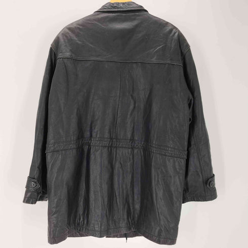 Diego 90S フランス製 裏地キルティング 羊革 ラムレザー カーコート メンズ import:M