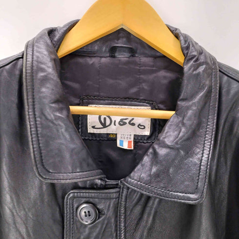 Diego 90S フランス製 裏地キルティング 羊革 ラムレザー カーコート メンズ import:M