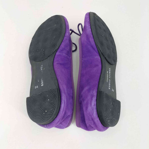 ショセ CHAUSSER TRAVEL SHOES by chausser スエード バレエシューズ レディース 36