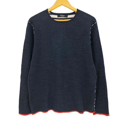 ナリフリ narifuri コットン リバーシブル サイクルニット メンズ JPN:L