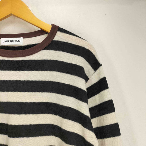 ウミットベナン UMIT BENAN イタリア製 アクリル混 ボーダーニット メンズ