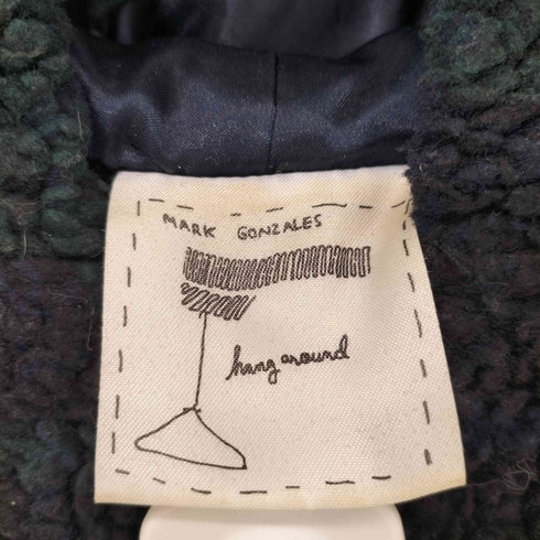 マークゴンザレス Mark Gonzales ボアフリース フード ジップ パーカー メンズ import:L