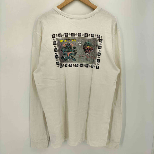 バートン BURTON ドラゴン プリント クルーネック L/S Tシャツ メンズ import:L