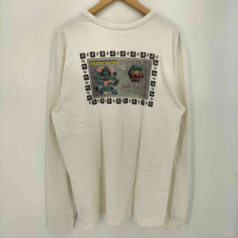 バートン BURTON ドラゴン プリント クルーネック L/S Tシャツ メンズ import:L