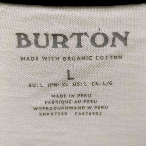 バートン BURTON ドラゴン プリント クルーネック L/S Tシャツ メンズ import:L
