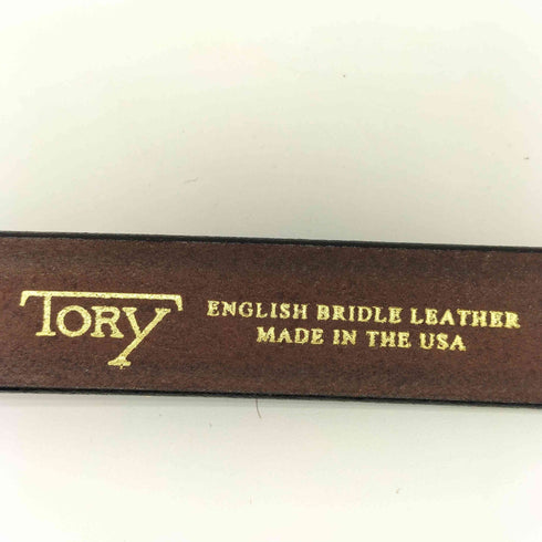 トリーレザー TORY LEATHER USA製 ブライドルレザーベルト メンズ 30