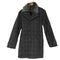 RUSTENBURG ファー付き ダブルトレンチコート メンズ import:M