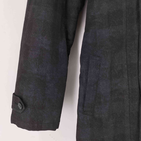 RUSTENBURG ファー付き ダブルトレンチコート メンズ import:M