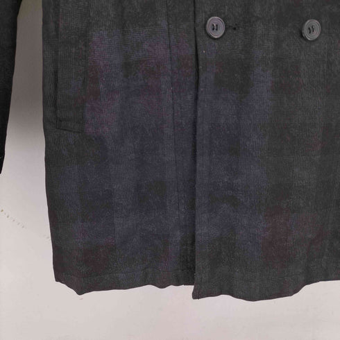 RUSTENBURG ファー付き ダブルトレンチコート メンズ import:M