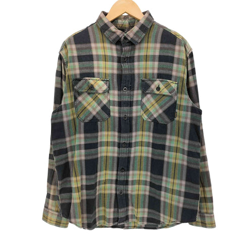 バートン BURTON ダブル フラップ ポケット チェック L/S ネル シャツ メンズ import:L