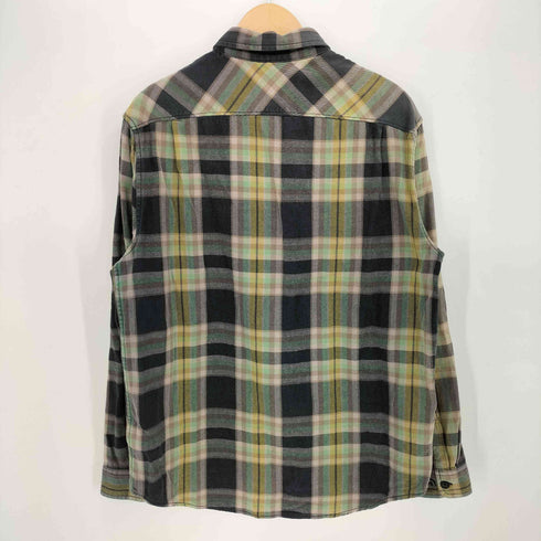 バートン BURTON ダブル フラップ ポケット チェック L/S ネル シャツ メンズ import:L