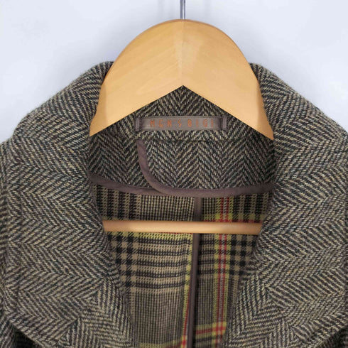 メンズビギ MENS BIGI ヘリンボーン ウールナイロン チェスターコート メンズ JPN:3