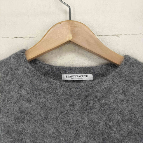 ビューティーアンドユースユナイテッドアローズ BEAUTY & YOUTH UNITED ARROWS 23AW アルパカブレンド ファークルーネックニットプルオーバー レディース