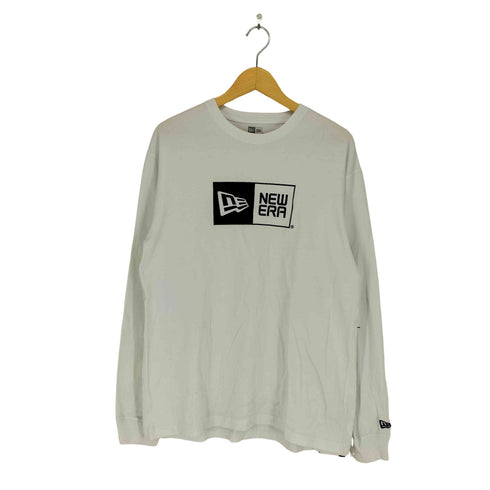 ニューエラ NEW ERA ロゴプリント ロングスリーブ Tシャツ メンズ import:XL