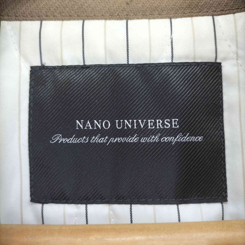 ナノユニバース NANO universe TECH FLY MELTON テックフライメルトン マリンコート メンズ L