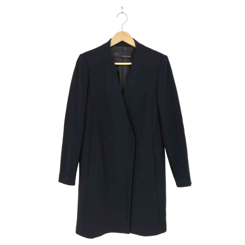 ザラ ZARA スナップボタン 1Bマキシコート レディース M