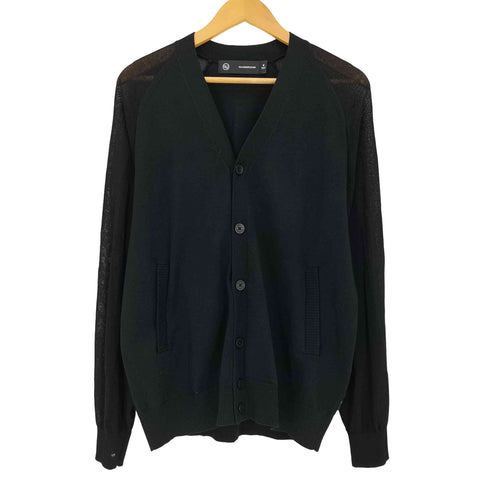 ジーユー GU 24ss シアーコンビネーションニットカーディガン長袖 メンズ JPN:M