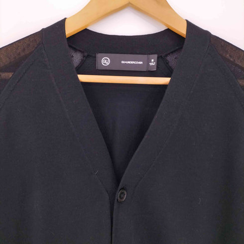 ジーユー GU 24ss シアーコンビネーションニットカーディガン長袖 メンズ JPN:M