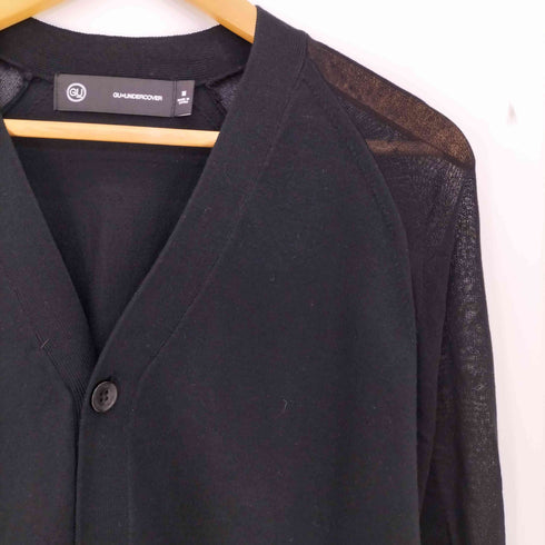 ジーユー GU 24ss シアーコンビネーションニットカーディガン長袖 メンズ JPN:M