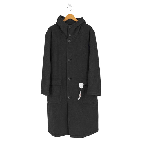 ジェイプレス J.PRESS カシミヤ混 ウールフーデッドロングコート メンズ JPN:M