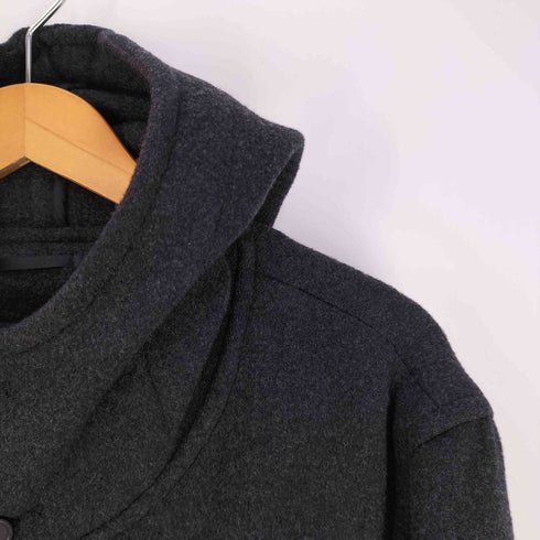 ジェイプレス J.PRESS カシミヤ混 ウールフーデッドロングコート メンズ JPN:M
