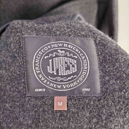 ジェイプレス J.PRESS カシミヤ混 ウールフーデッドロングコート メンズ JPN:M
