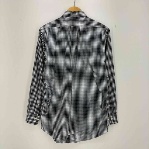 ブルックスブラザーズ BROOKS BROTHERS SLIM FIT ギンガムチェック ロゴ刺繍 ボタンダウンシャツ メンズ import:S