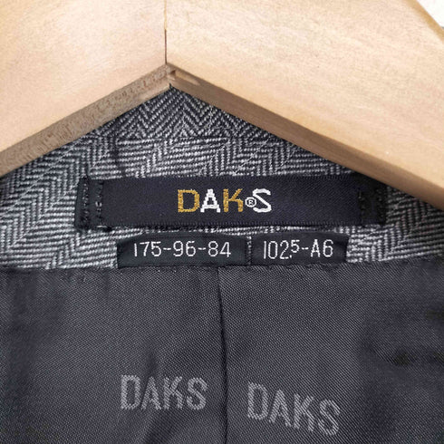 ダックス DAKS ヘリンボーンステンカラーコート メンズ 175-96-84