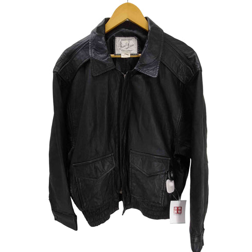 Jacques Leather 80-90S オーストラリア製 G-1型 リアルレザー ジャケット ブルゾン メンズ import:L