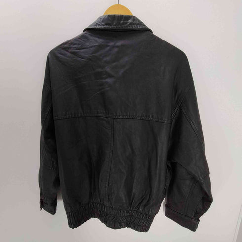 Jacques Leather 80-90S オーストラリア製 G-1型 リアルレザー ジャケット ブルゾン メンズ import:L