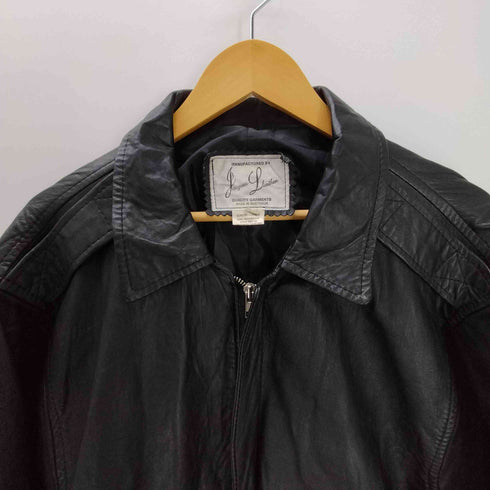 Jacques Leather 80-90S オーストラリア製 G-1型 リアルレザー ジャケット ブルゾン メンズ import:L