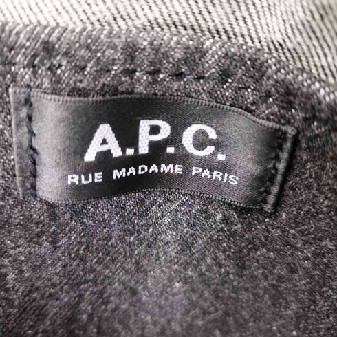 アーペーセー A.P.C. ロゴ デニム トートバッグ レディース
