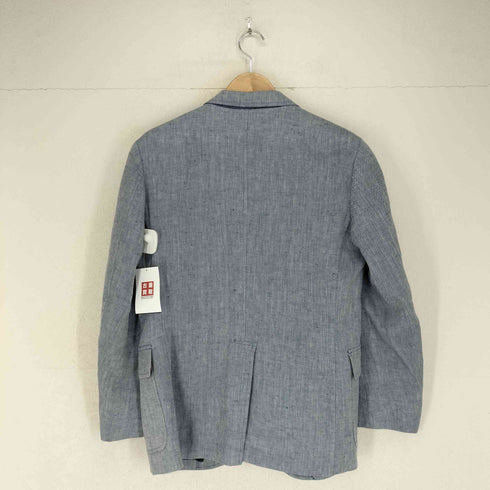 ジェイプレス J.PRESS AIR LINEN 背抜き ヘリンボーン 2Bテーラードジャケット メンズ M