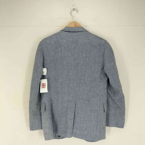 ジェイプレス J.PRESS AIR LINEN 背抜き ヘリンボーン 2Bテーラードジャケット メンズ M