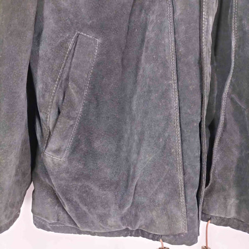 イタリア製 襟レザー 裏地ブランケット レザージャケット メンズ EUR:50