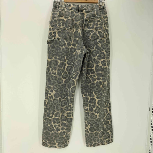 ザラ ZARA ANIMAL PRINT アニマル プリント カーペンター パンツ メンズ EUR:36