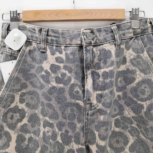 ザラ ZARA ANIMAL PRINT アニマル プリント カーペンター パンツ メンズ EUR:36