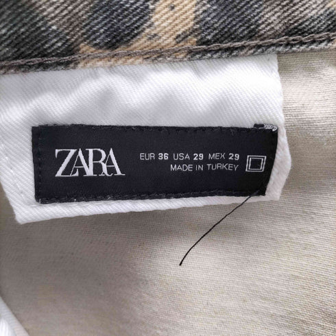 ザラ ZARA ANIMAL PRINT アニマル プリント カーペンター パンツ メンズ EUR:36
