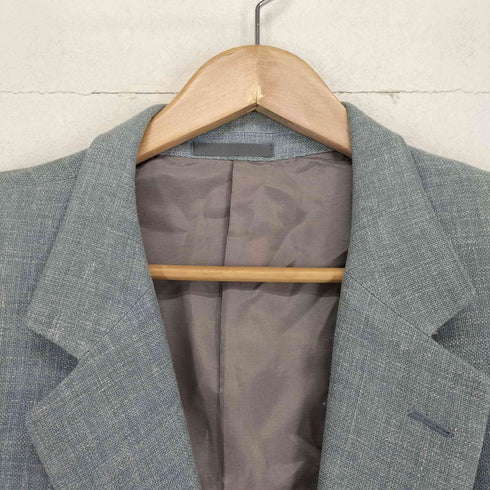 バーバリーズ BURBERRYS シルクリネン 背抜き 2Bテーラードジャケット メンズ 110-100-180