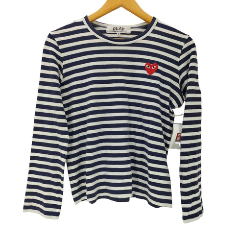 プレイコムデギャルソン PLAY COMME des GARCONS AD2005 STRIPED L/S T-SHIRT ストライプ ロングスリーブ Tシャツ レディース JPN:M