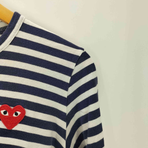 プレイコムデギャルソン PLAY COMME des GARCONS AD2005 STRIPED L/S T-SHIRT ストライプ ロングスリーブ Tシャツ レディース JPN:M