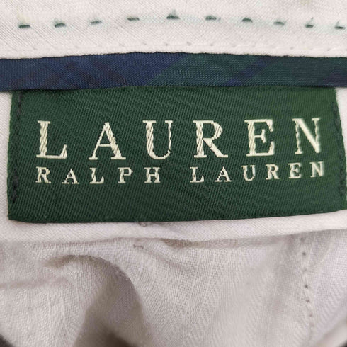 ローレンラルフローレン LAUREN RALPH LAUREN TOTAL COMFORT 2タック ピンストライプ ワイドレッグ スラックス 裾ダブル メンズ