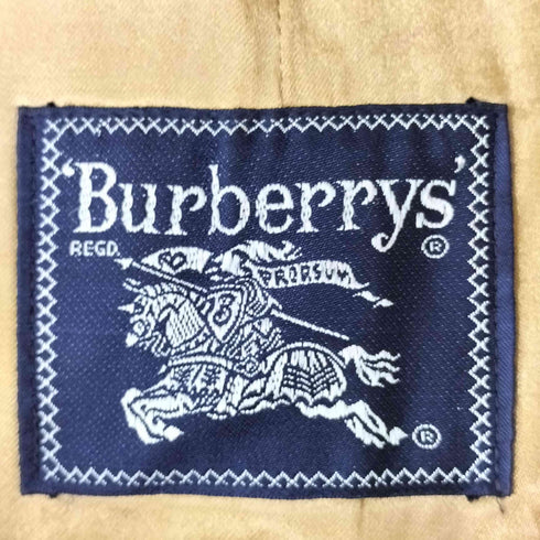 バーバリーズ BURBERRYS 80S~90S ウールライニング コットンハーフコート メンズ