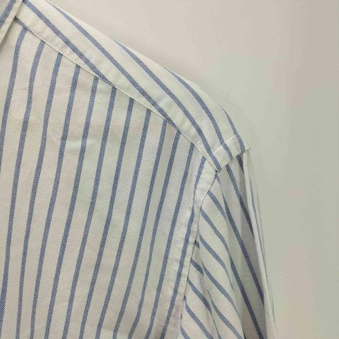 ラルフローレン RALPH LAUREN 90S YARMOUTH ポニー刺繍 コットン ストライプ L/S ボタンダウン シャツ 外付けタグ メンズ 15-33