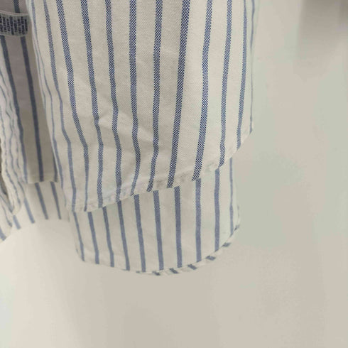 ラルフローレン RALPH LAUREN 90S YARMOUTH ポニー刺繍 コットン ストライプ L/S ボタンダウン シャツ 外付けタグ メンズ 15-33