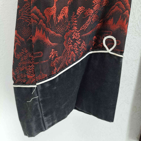 MADE IN JAPAN ベロア切替 龍刺繍デザインジャケット メンズ L