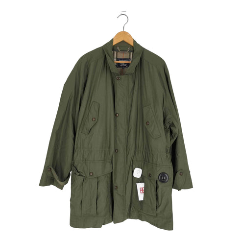 バーバリーズ BURBERRYS 80S~90S ライナー付き ハンティングハンティングコート メンズ 3L